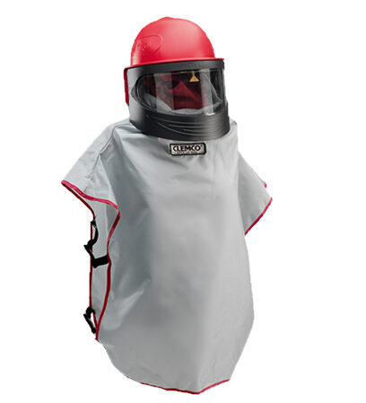 Strahlhelm Apollo-600 mit Nyloncape-0