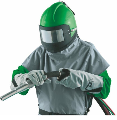 Strahlhelm NOVA 2000 mit Nyloncape-0