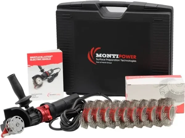 Bristle Blaster SET elektrisch 550w mit Edelstahlbändern