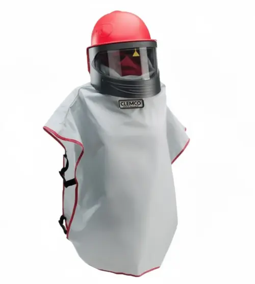 Strahlhelm Apollo-600 mit Nyloncape