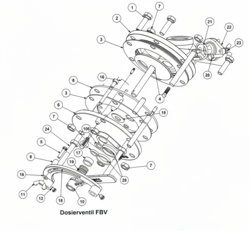 FSV Dosierventil Ersatzteile Clemco