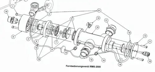 RMS 2000 Fernbedienung Ersatzteile